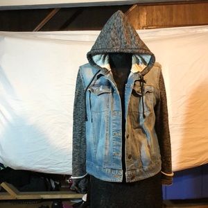 Hoodie Jean Jacket